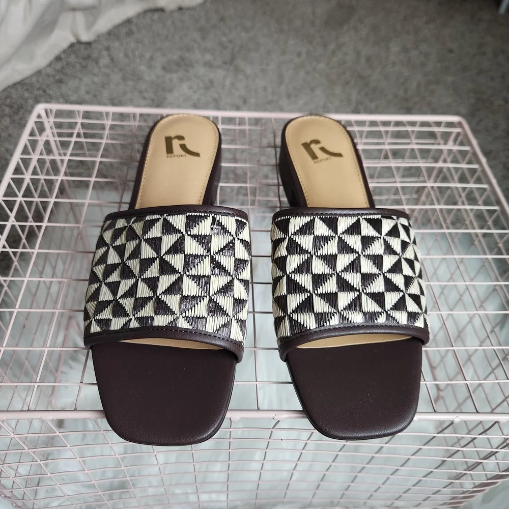 Sz 9.5 Report Slide Sandals
